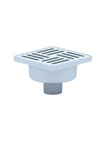 TA5210 Трап 50 вертикальный решетка 150*150 пласт