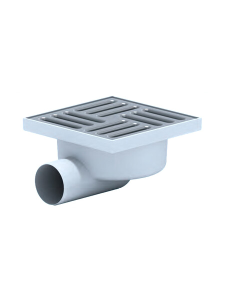 TA5112 Трап 50 горизонт реш из нерж стали 150*150