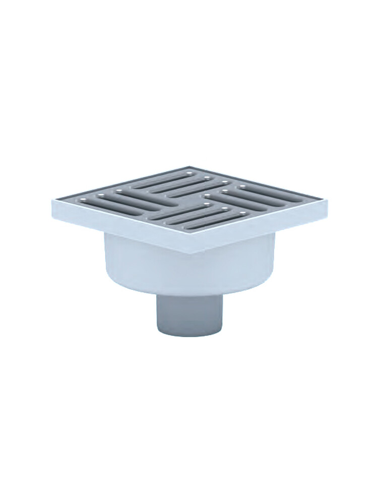 TA5212 Трап 50 вертикальный решетка из нержав стали 150*150