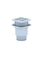 TA1710 Трап 110 вертикальный рег выпуск с реш 15*15 пластик