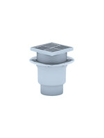 TQ1712 Трап110 вертикальный рег реш 15*15 нерж 15D110R-M, сухой