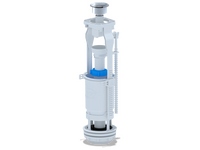 WC7030М Сливной механизм АНИ Пласт кнопка металл эконом
