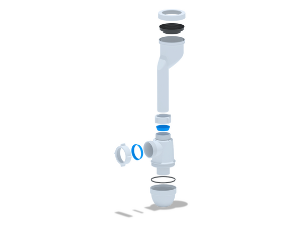 U0100 Сифон для писуара с выходом 40 АНИ Пласт