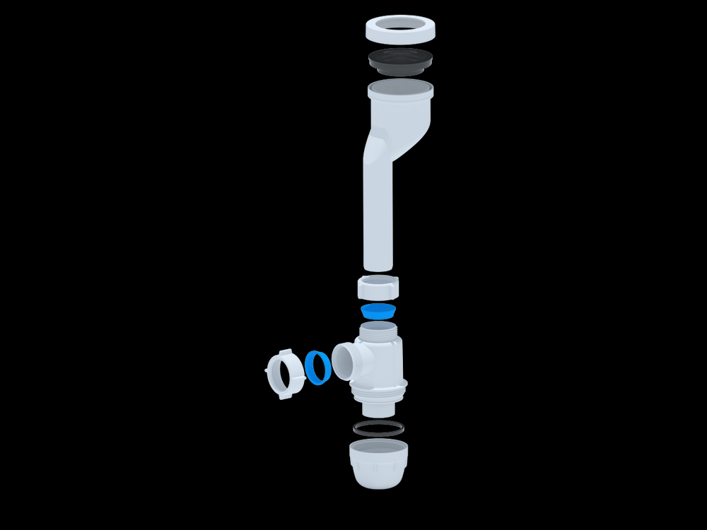 U1000 Сифон для писуара с выходом 32 АНИ Пласт