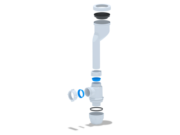 U1000 Сифон для писуара с выходом 32 АНИ Пласт