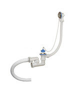 E-80081 Сифон для ванны САНТЕХПРОДУКТ , 1 1/2 х 40, регулируемый, с переливом и гофра D-40м эко