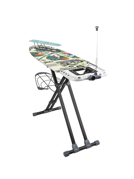 Гладильная доска "Валенсия 1" р-р123,5х46см (Метал.каркас, подст.под утюг/генерат,полка д/белья) НВ1*