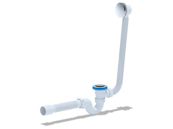 EС155 Сифон АНИ Пласт для ванны клик-клак с вып и перекл г/т 375*40*50