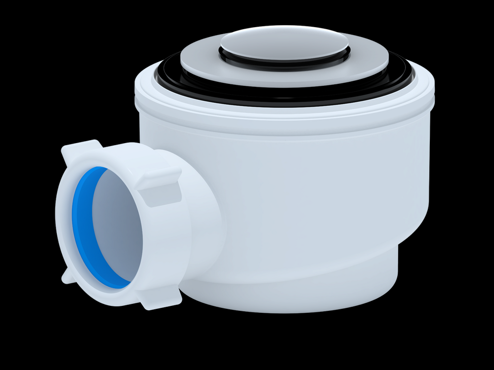 E410CL Cифон для душ. поддона АНИ Пласт 1 1/2 *50 хром, клик-клак