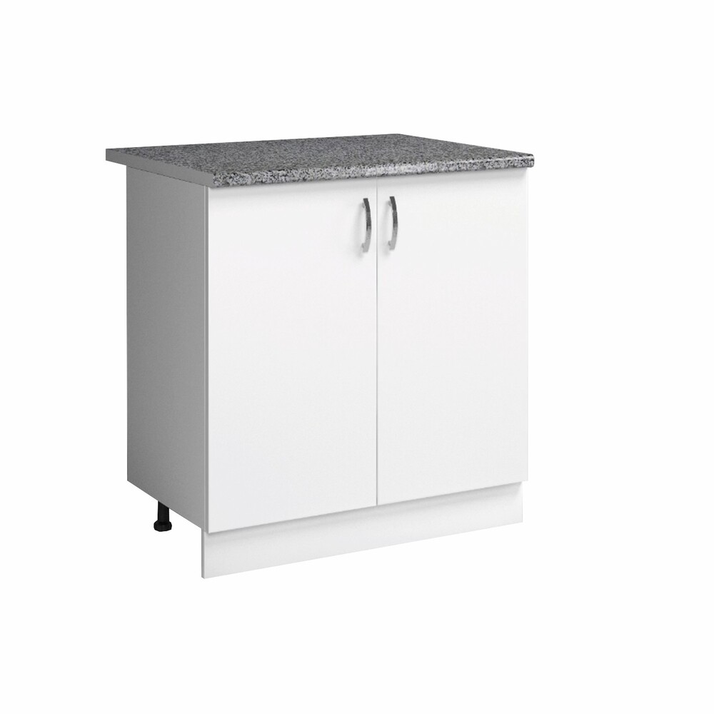 Рабочий стол 60 цвет Белый столешница Гранит SANTREK HOME (ЛДСП)