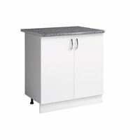 Рабочий стол 60 цвет Белый столешница Гранит SANTREK HOME (ЛДСП)