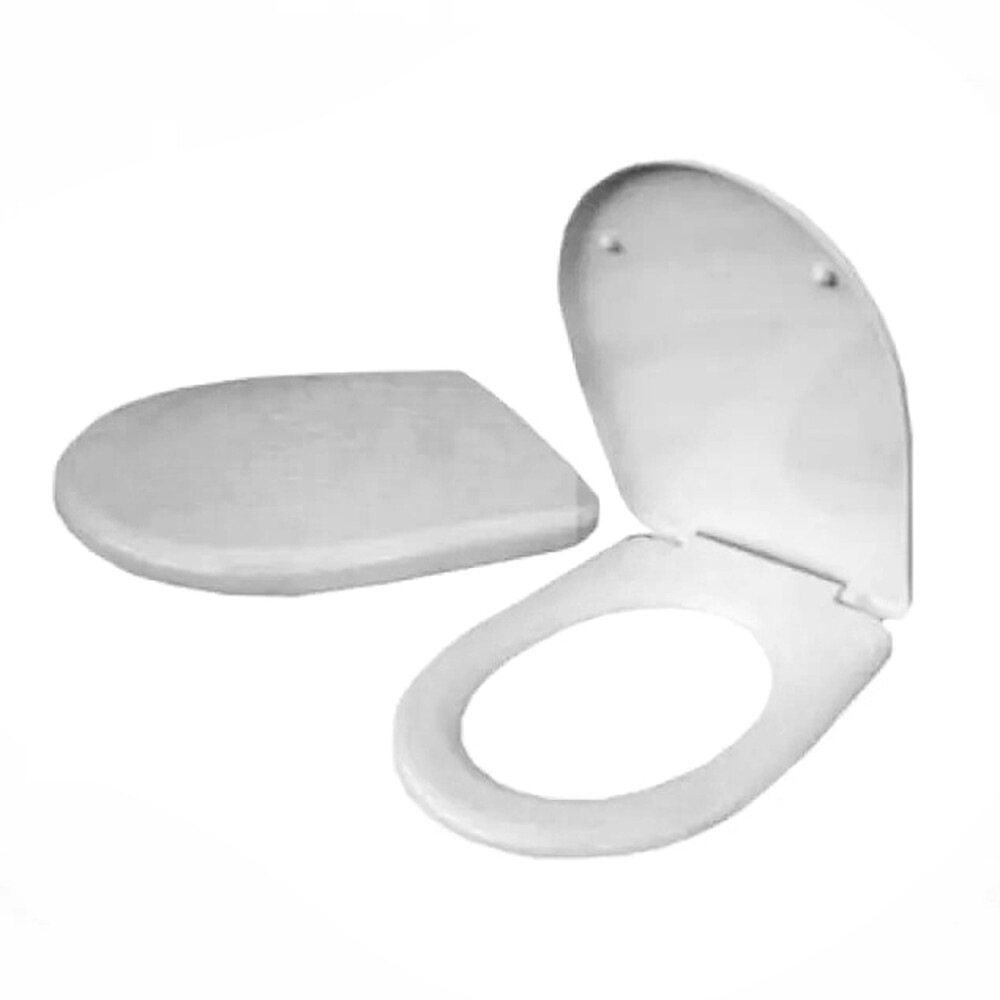 Сидение для унитаза "Уют", "Стиль", "Ресса" БЕЛОЕ г.Киров (81)