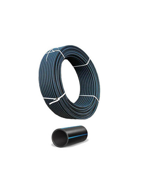 Труба  ПЭ100  PN10 SDR17 d.40*2,4мм (бухта 100 м)  SANTREK  