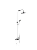  2403 Смеситель Ванна LEDEME с душевой стойкой d-35 тропическим душем