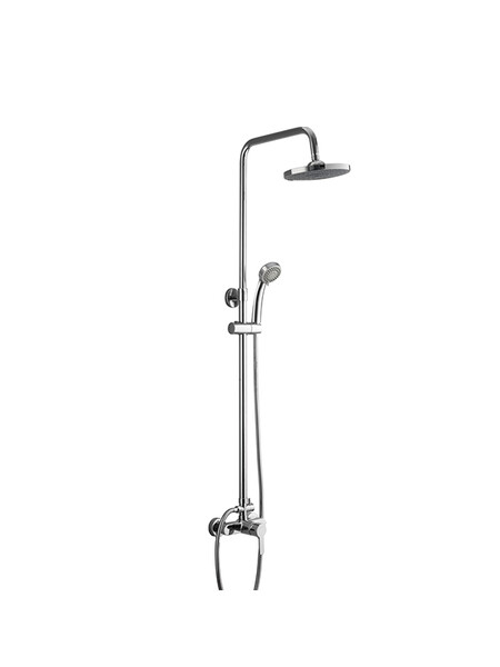  2403 Смеситель Ванна LEDEME с душевой стойкой d-35 тропическим душем