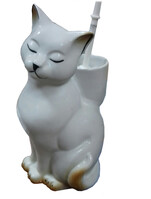 Подставка под ёрш (+ ершик) "Кошка" рыжая