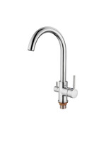  4255-3 Смеситель Кухня LEDEME с выходом для питьевой воды. d40   СНИЖЕНА ЦЕНА !!!