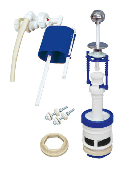 Арматура РБМ АС- 5.1М боковая подводка, Шток металлизированный, универсальный клапан