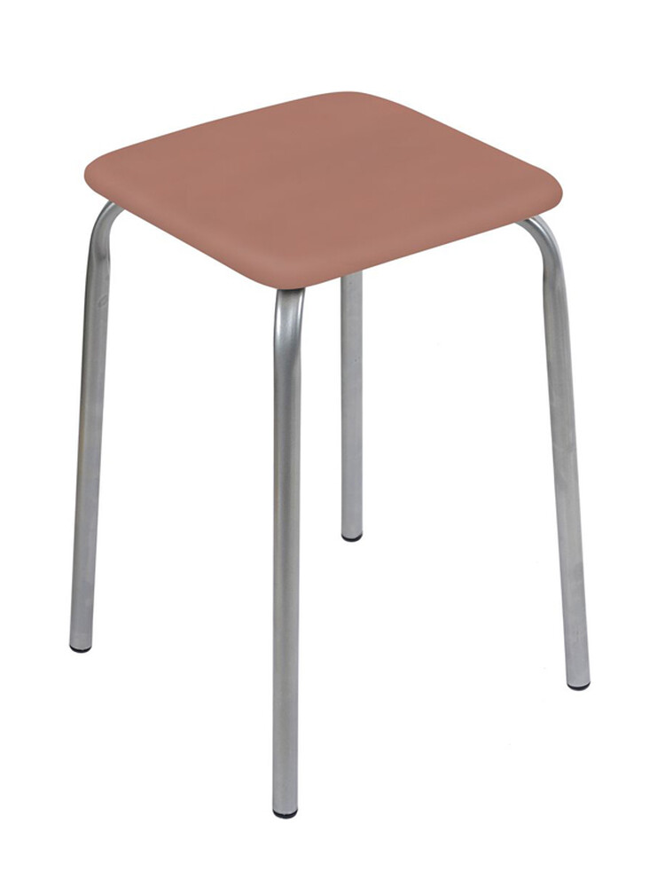 Табурет Эконом КВАДРАТ винилискожа Коричневый ТЭ3/К NIKA