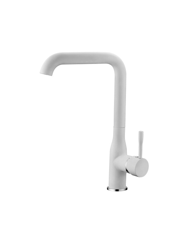 4698W Смеситель Кухня LEDEME МАКСИ шар d40 (белый)