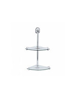 1921-2/L Полка 2-ая угловая хром/стекло