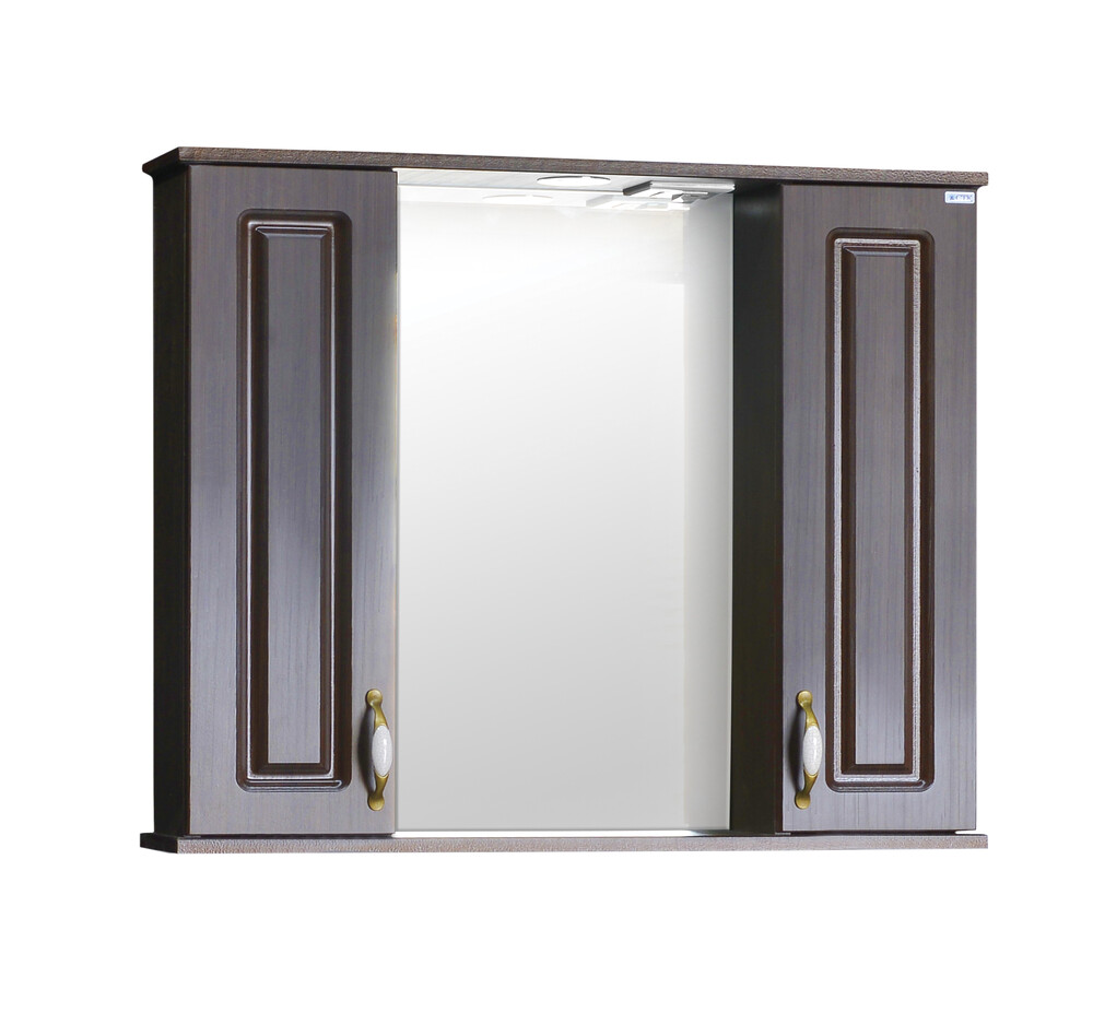 Зеркало SANTREK HOME "Лаура-100 " (Венге) с подсветкой 1000х750х165 *