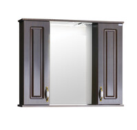 Зеркало SANTREK HOME "Лаура-100 " (Венге) с подсветкой 1000х750х165 *