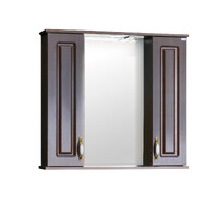 Зеркало SANTREK HOME "Лаура 80" (Венге) с подсветкой 800х760х165 *