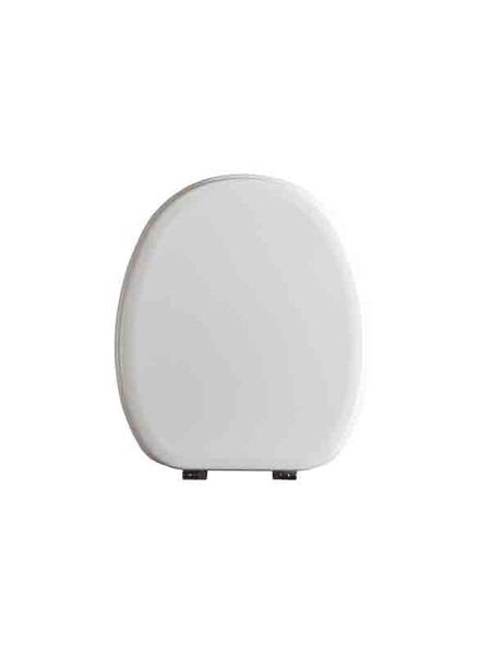 Сиденье д/унитаза МДФ ОРИО КД-02 белая шагрень (377х432мм ,  межосевое 90-175мм)