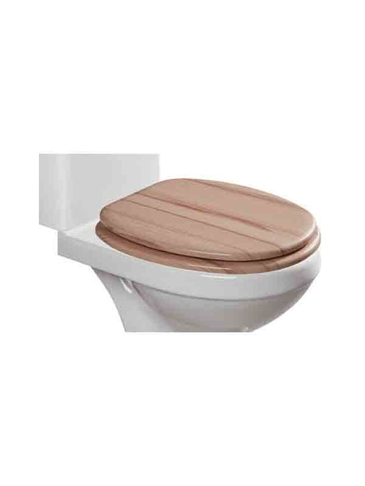 Сиденье д/унитаза МДФ ОРИО КД-03 бук-капучино (377х432мм ,  межосевое 90-175мм)