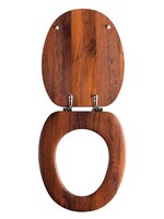 Сиденье д/унитаза МДФ ОРИО КД-06 дуб сокальский (377х432мм ,  межосевое 90-175мм)