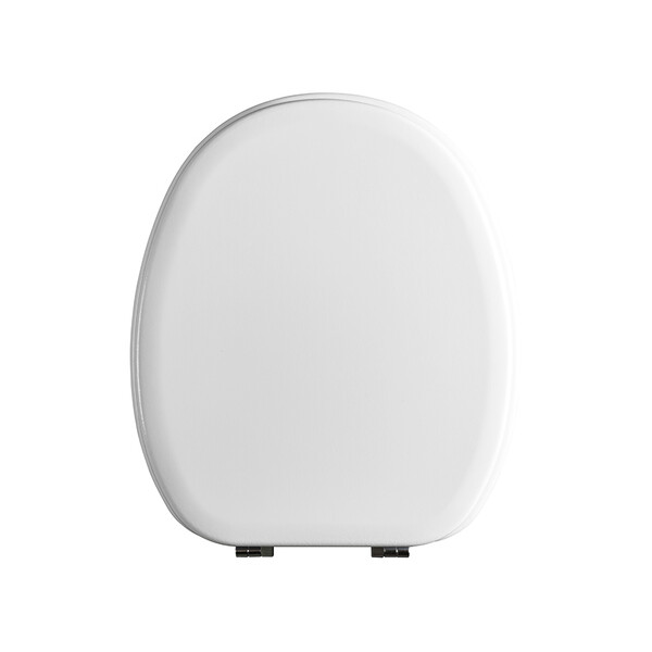 Сиденье д/унитаза МДФ/ МИКРОЛИФТ ОРИО КД-02м белая шагрень (377х432мм ,  межосевое 90-175мм)