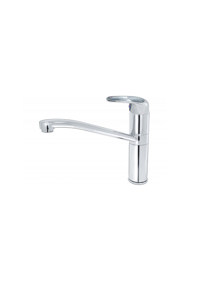 К7240-923 Cмеситель Кухня "ВАРИОН" шар. d 40 высокий корпус KARAT Серебро