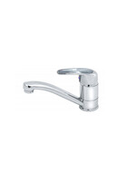 К9346-923 Смеситель Кухня "ВАРИОН" короткий излив KARAT серебро