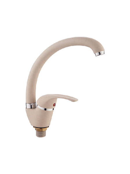 85929K Смеситель Кухня LOFFREY d-40 МАКСИ (бежевый) на гайке