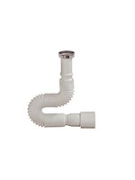 АС-1015М Гибкая труба (гофра) ОРИО с ЛАТУННОЙ ГАЙКОЙ (хром) 1 1/4 х 40/50, длина 650 мм