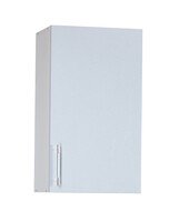 Шкаф для посуды 40 Серебристый металлик фасад МДФ SANTREK HOME