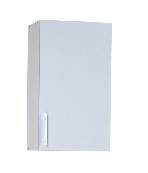 Шкаф для посуды 40 Серебристый металлик фасад МДФ SANTREK HOME