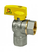 Кран шар. ГАЗОВЫЙ УГЛОВОЙ СТМ-GAS 1/2 г/г баб
