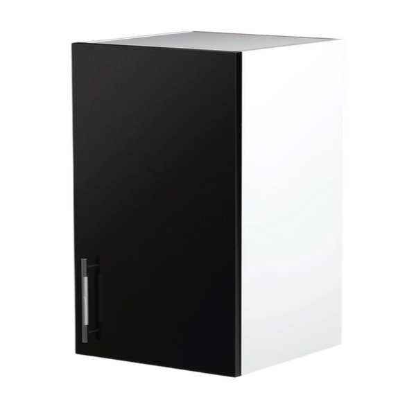 Шкаф для посуды 40 Черный металлик фасад МДФ SANTREK HOME
