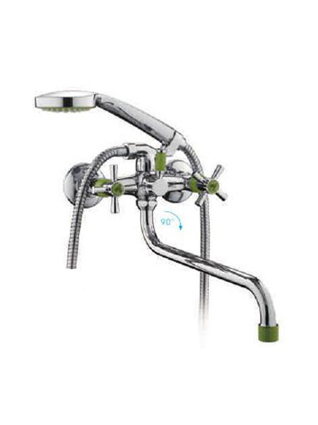 22118-6 Смеситель Ванна FRUD 1/2 м/к дл излив, (зеленый)