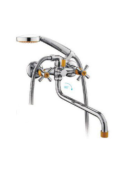 22118-9 Смеситель Ванна FRUD 1/2 м/к дл излив, (желтый)