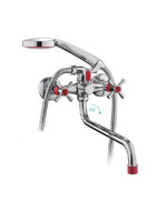 22118-10 Смеситель Ванна FRUD 1/2 м/к дл излив, (красный)