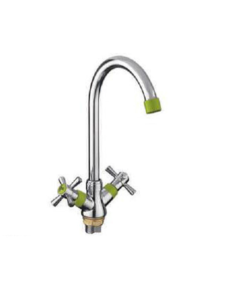 49118-6 Смеситель Кухня FRUD 1/2 м/к (зеленый) на гайке