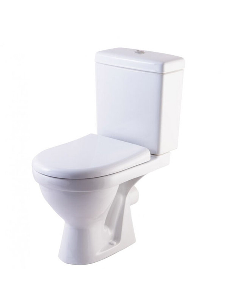 Унитаз-компакт Rosa "НЕРО" Люкс Белый, 2-х уровневая арматура Oli, сиденье Быстросъемное дюро, Микролифт, антивсплеск, прямой выпуск (г.Киров) СНЯТО