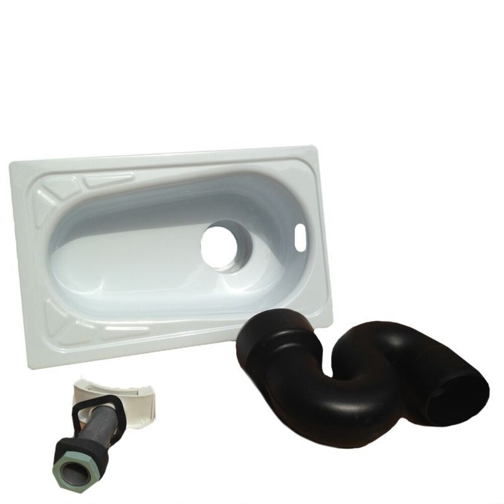 Чаша "Генуя" стальная СМЕЩ.отв. в комплекте ( сифон,рассекатель) (Беларусь)