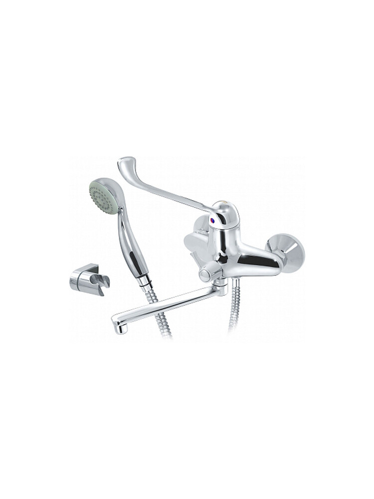 7025-713 Смеситель Ванна "ВАРИОН" Медицинский с керамич. переключателем короткий излив