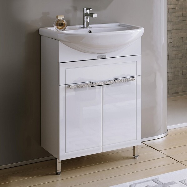 Тумба "VITTORIA - 60"-02 под рак. Эллада-60 белый Alavann