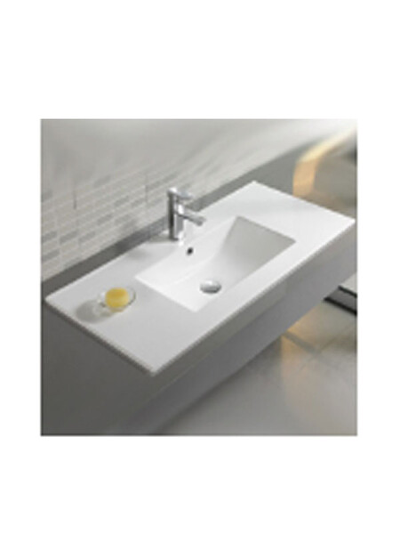 800-9075E/ Е75 Умывальник-столешница для ванной врезная 755х463х175 MELANA