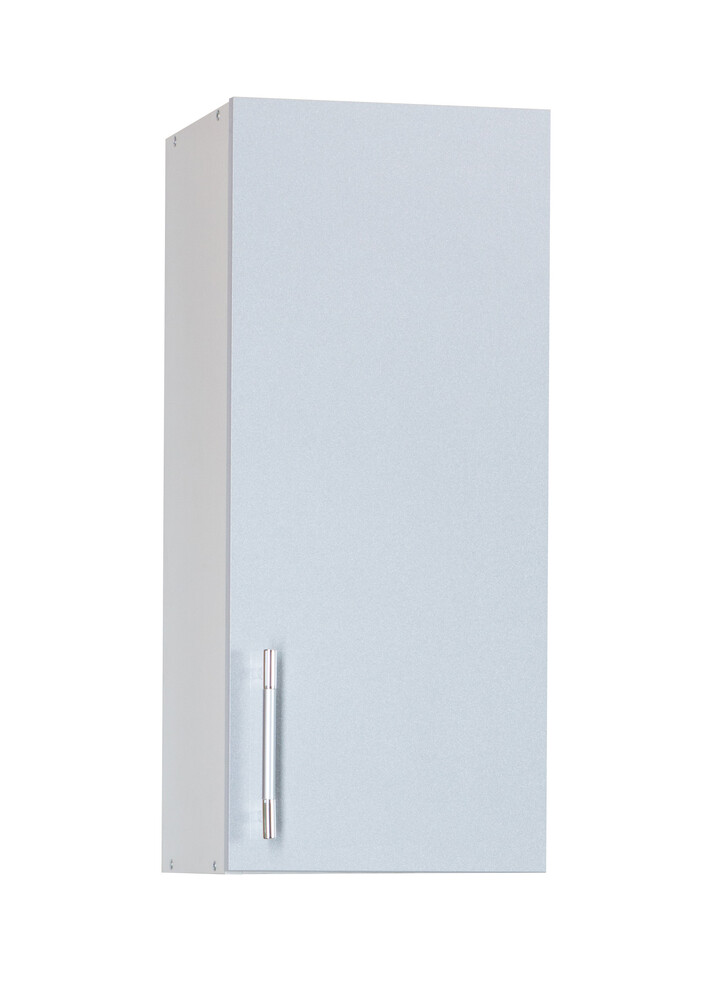 Шкаф для посуды 30 Серебристый металлик фасад МДФ SANTREK HOME